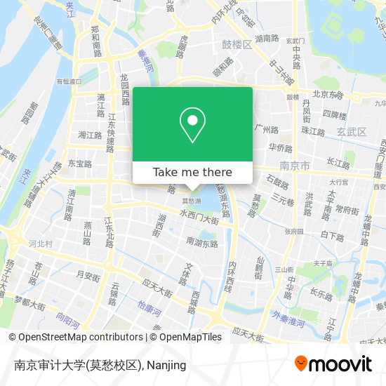 南京审计大学(莫愁校区) map