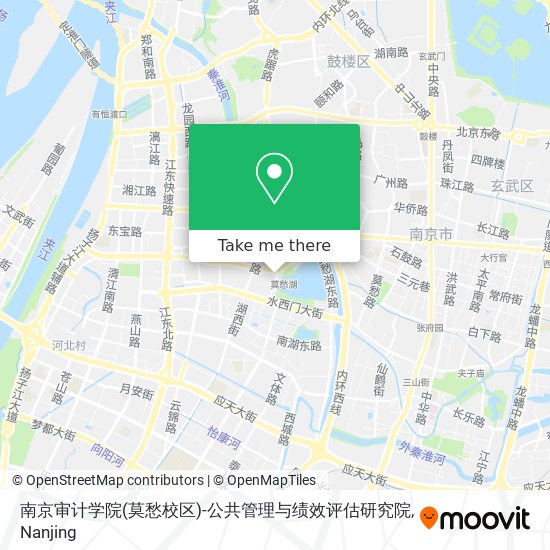 南京审计学院(莫愁校区)-公共管理与绩效评估研究院 map