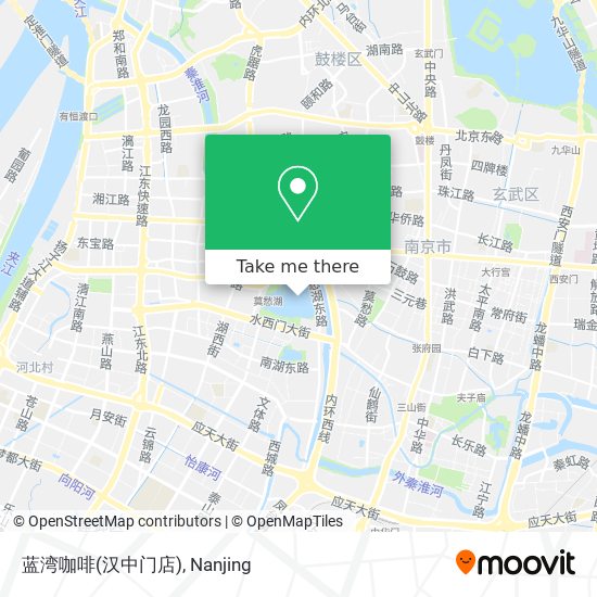 蓝湾咖啡(汉中门店) map