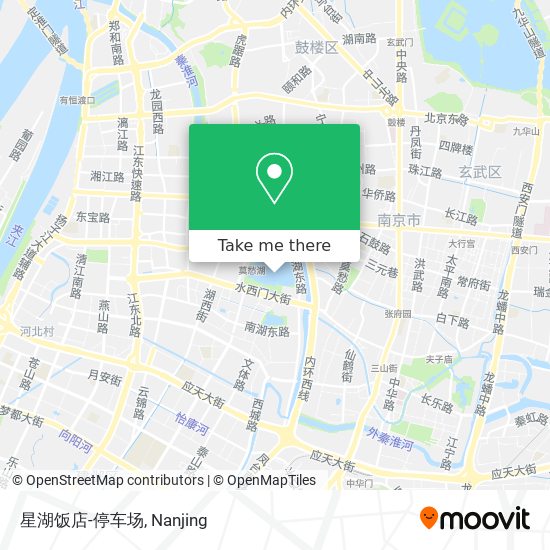 星湖饭店-停车场 map