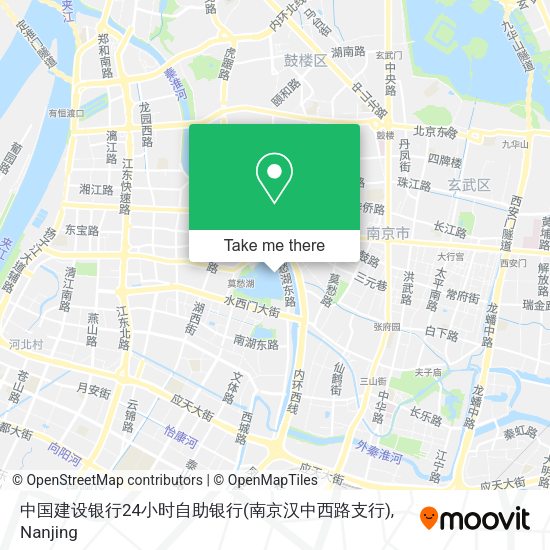 中国建设银行24小时自助银行(南京汉中西路支行) map
