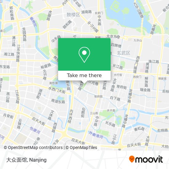 大众面馆 map