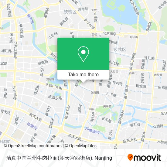 清真中国兰州牛肉拉面(朝天宫西街店) map