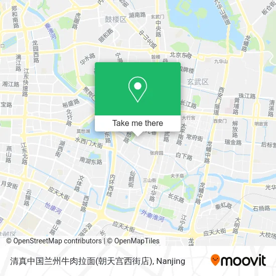 清真中国兰州牛肉拉面(朝天宫西街店) map