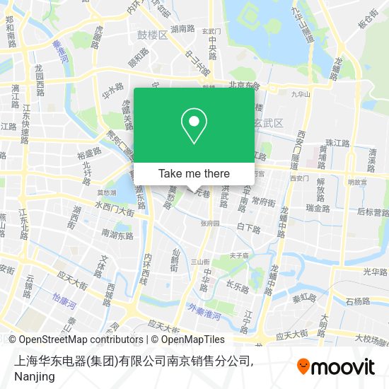 上海华东电器(集团)有限公司南京销售分公司 map