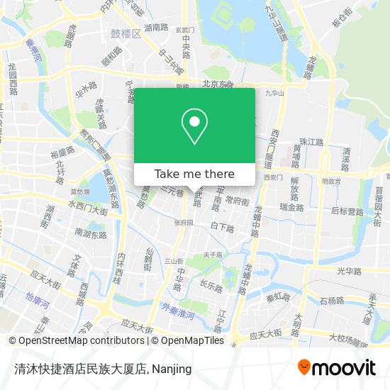清沐快捷酒店民族大厦店 map