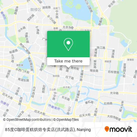 85度C咖啡蛋糕烘焙专卖店(洪武路店) map