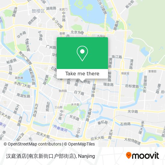 汉庭酒店(南京新街口户部街店) map