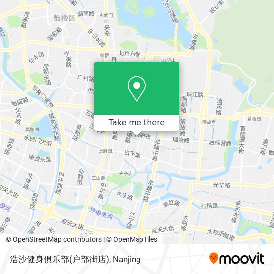 浩沙健身俱乐部(户部街店) map