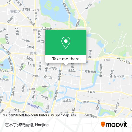 忘不了烤鸭面馆 map
