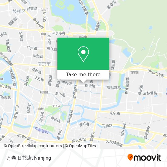 万卷旧书店 map
