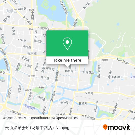 云顶温泉会所(龙蟠中路店) map