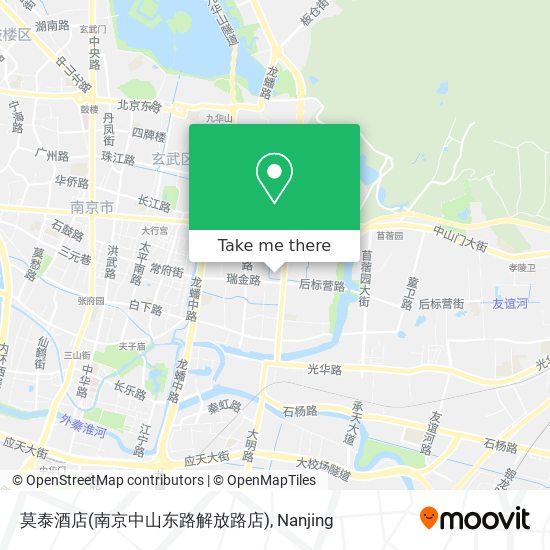 莫泰酒店(南京中山东路解放路店) map