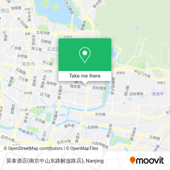 莫泰酒店(南京中山东路解放路店) map