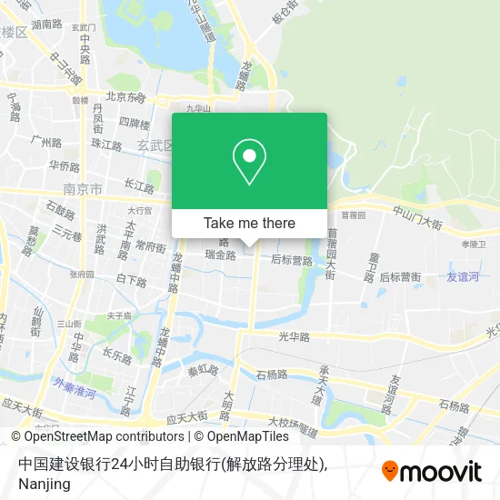 中国建设银行24小时自助银行(解放路分理处) map
