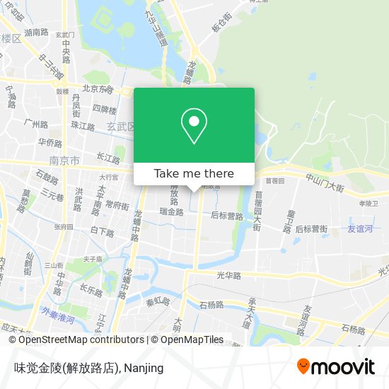 味觉金陵(解放路店) map