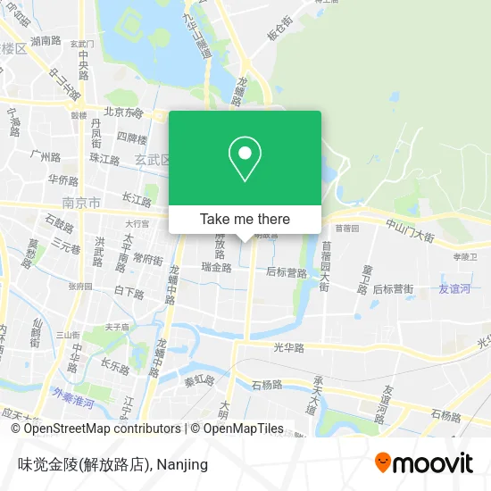 味觉金陵(解放路店) map