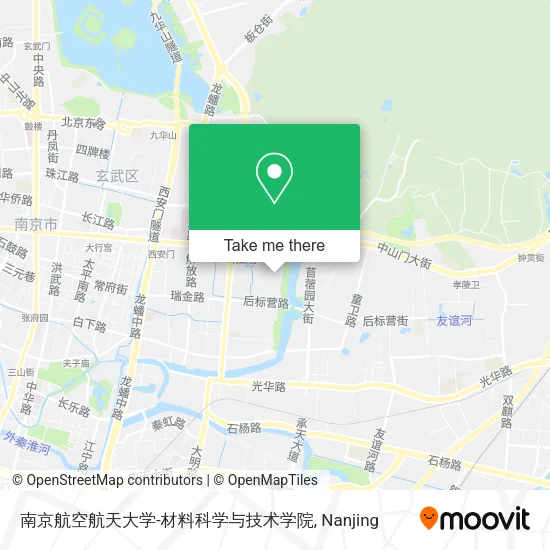 南京航空航天大学-材料科学与技术学院 map