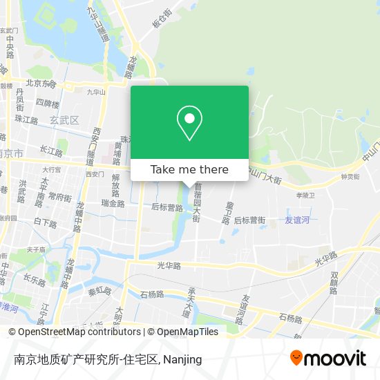 南京地质矿产研究所-住宅区 map