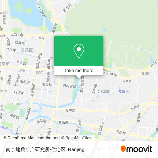 南京地质矿产研究所-住宅区 map