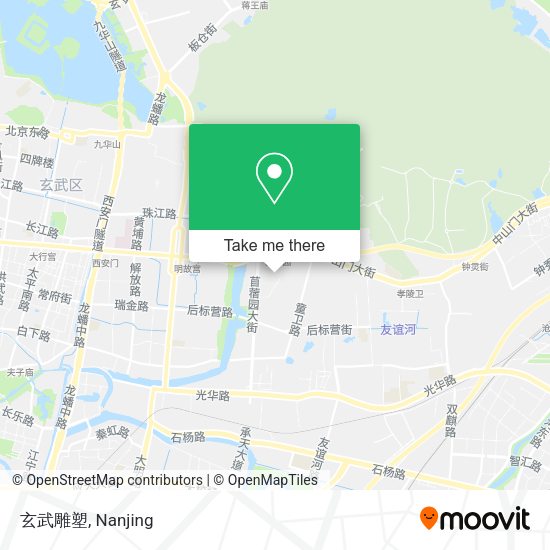玄武雕塑 map