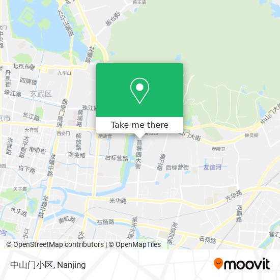 中山门小区 map