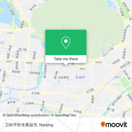 卫岗平价水果超市 map