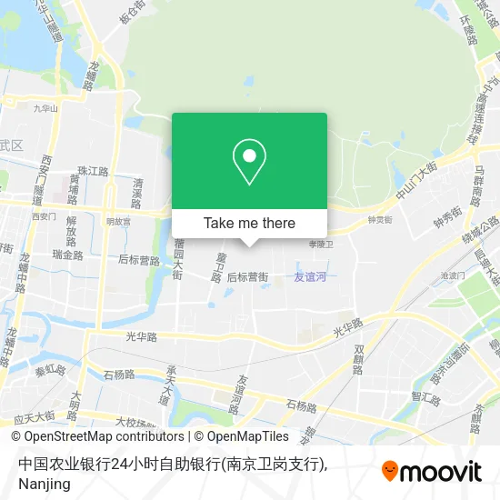 中国农业银行24小时自助银行(南京卫岗支行) map