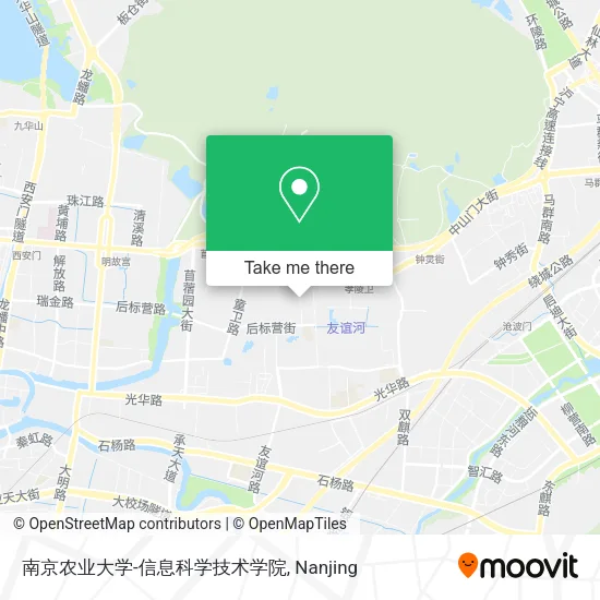 南京农业大学-信息科学技术学院 map
