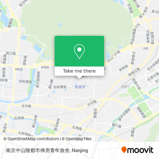 南京中山陵都市禅房青年旅舍 map