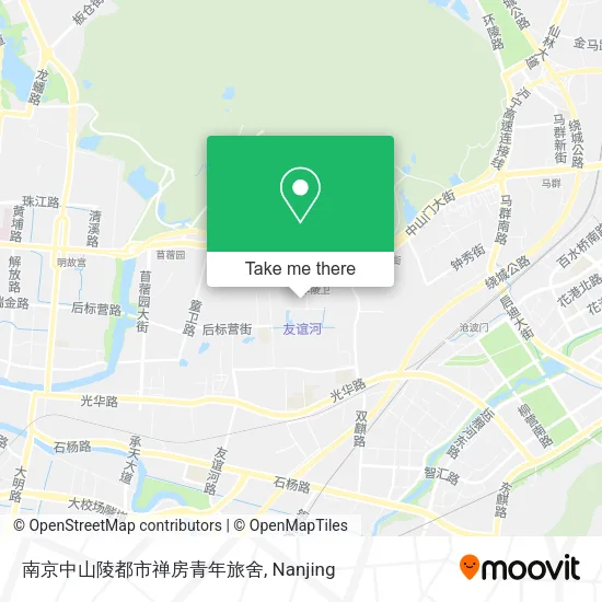 南京中山陵都市禅房青年旅舍 map