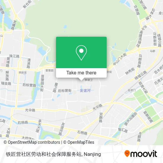 铁匠营社区劳动和社会保障服务站 map