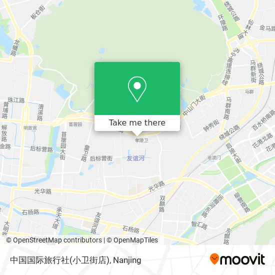 中国国际旅行社(小卫街店) map
