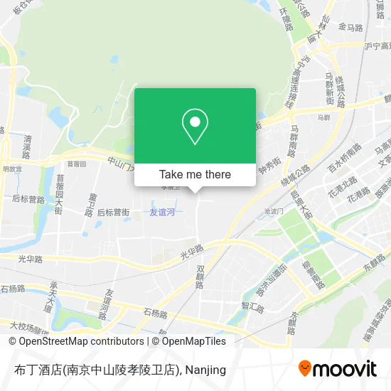 布丁酒店(南京中山陵孝陵卫店) map