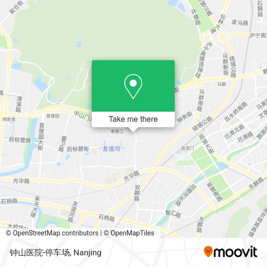 钟山医院-停车场 map