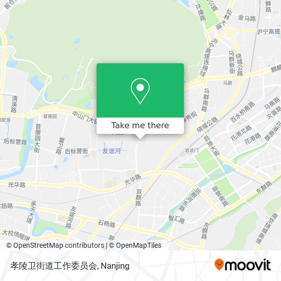 孝陵卫街道工作委员会 map
