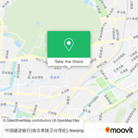 中国建设银行(南京孝陵卫分理处) map