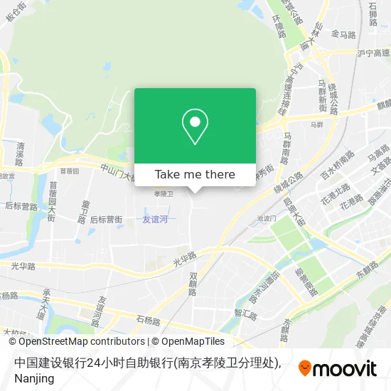 中国建设银行24小时自助银行(南京孝陵卫分理处) map
