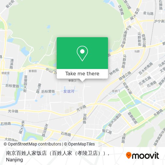 南京百姓人家饭店（百姓人家（孝陵卫店）） map