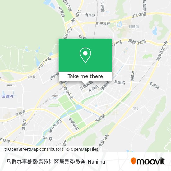 马群办事处馨康苑社区居民委员会 map