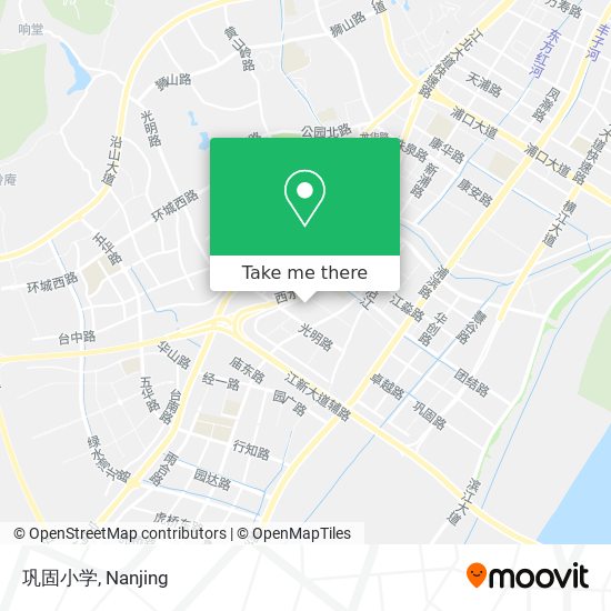 巩固小学 map