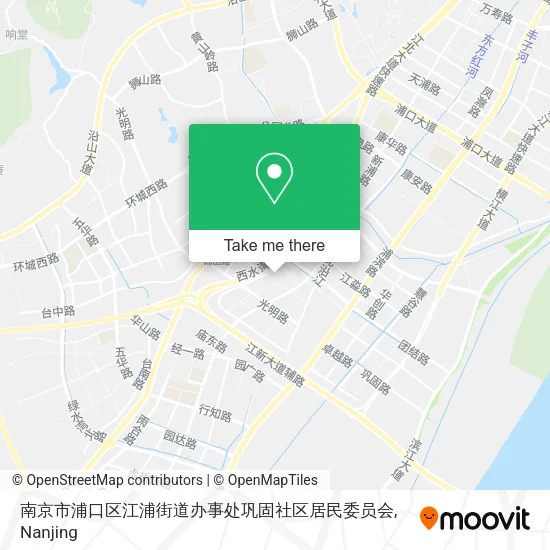 南京市浦口区江浦街道办事处巩固社区居民委员会 map