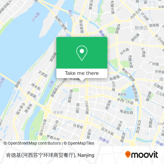 肯德基(河西苏宁环球商贸餐厅) map