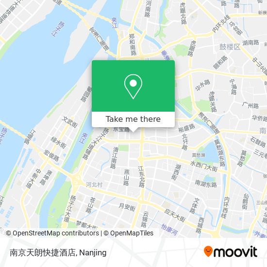 南京天朗快捷酒店 map