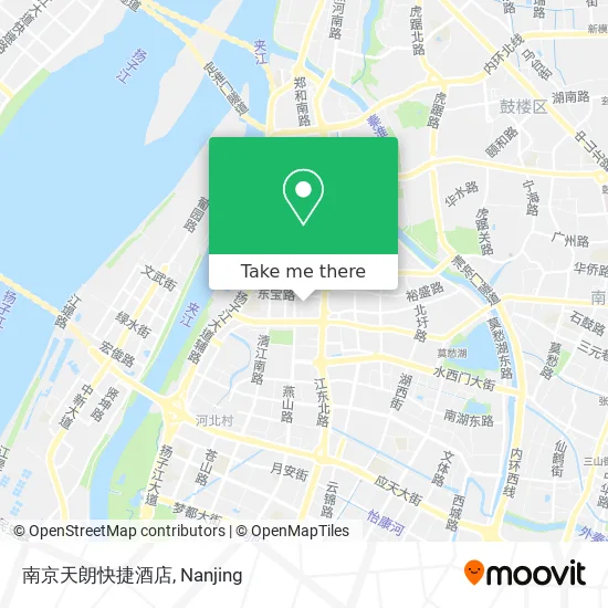 南京天朗快捷酒店 map