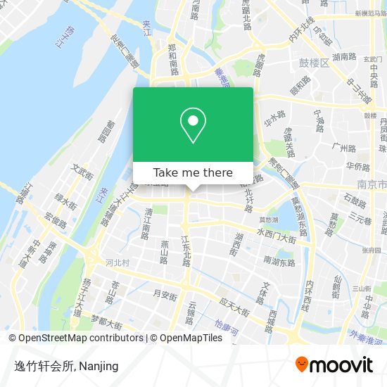逸竹轩会所 map