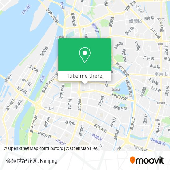 金陵世纪花园 map
