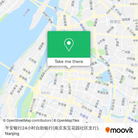 平安银行24小时自助银行(南京东宝花园社区支行) map
