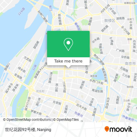 世纪花园92号楼 map