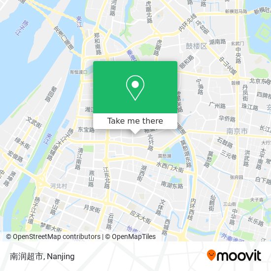 南润超市 map